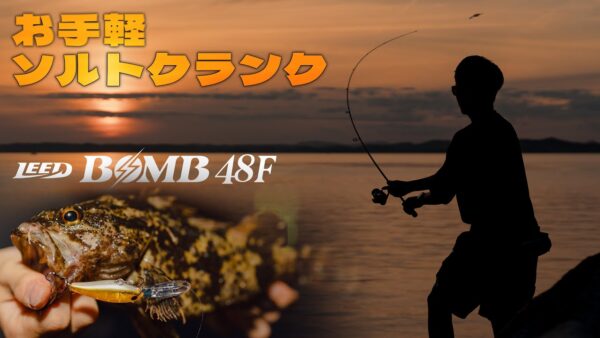 【YouTube動画アップ：新製品リードボム48Fで ライトロックフィッシュゲーム】